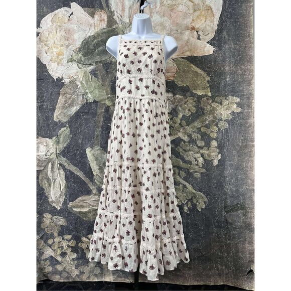 New Free People Daydreamer Midi Dress sz L - Picture 5 of 9